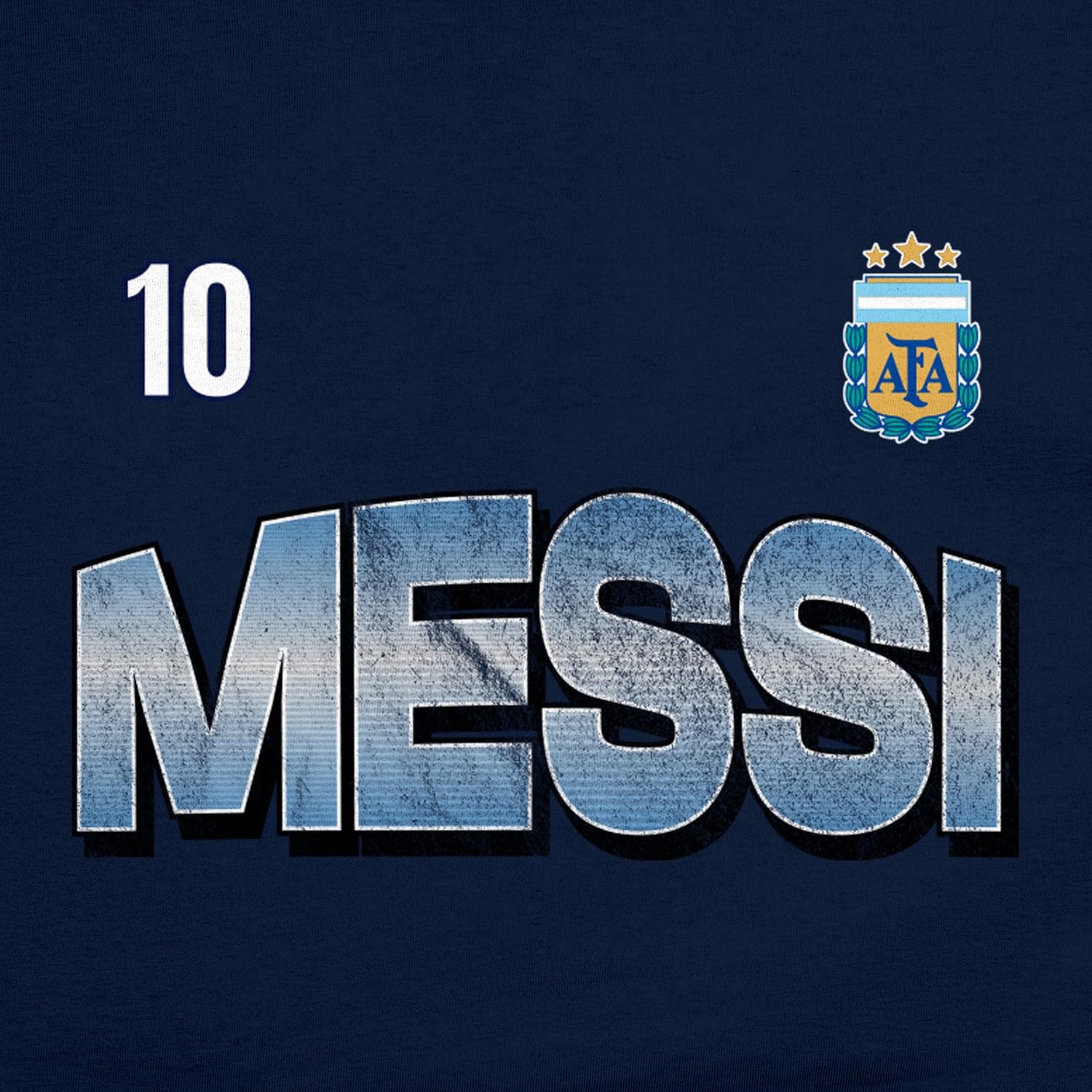 Icon Sports Officially Licensed Argentine Football Association Soccer Cotton T-Shirt - Unisex Adult