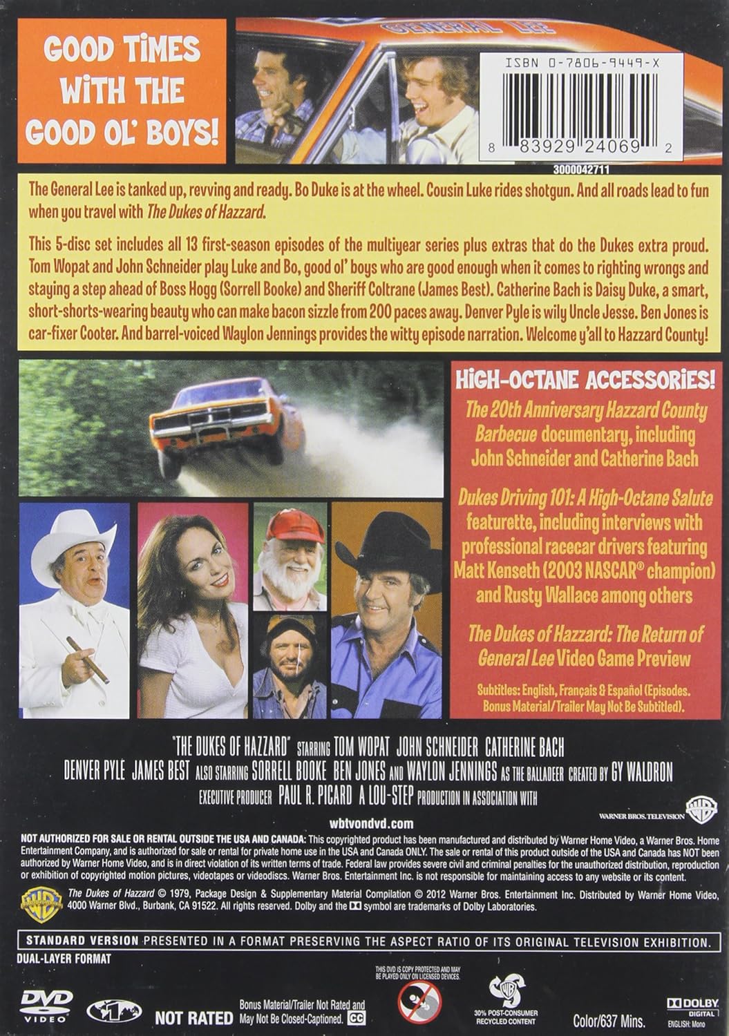 Dukes of Hazzard: The Complete Seasons 1-7 (7-Pack/Repackage/DVD)