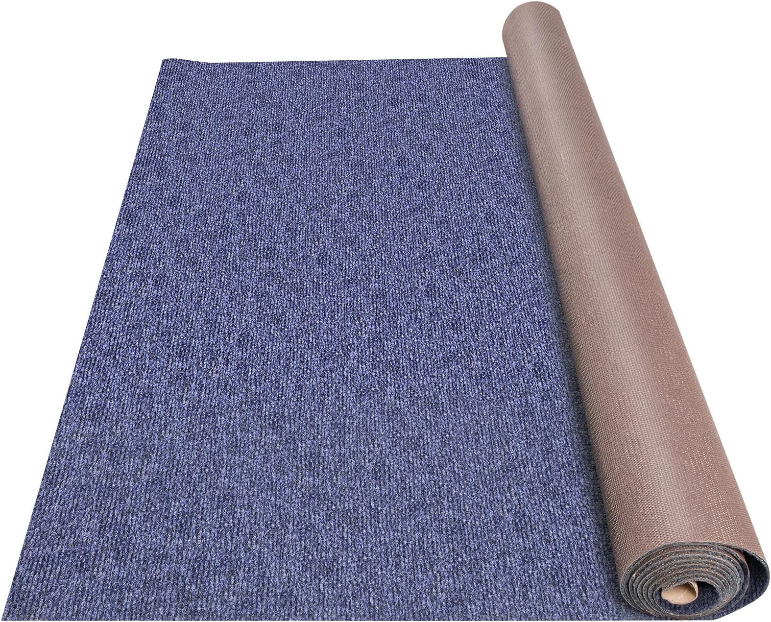 Happybuy Deep Blue Marine Carpet 6 ft x 39.3 ft, Boat Carpet Rugs, Indoor Outdoor Rugs for Patio Deck Non-Slide TPR Water-Proof Back Outdoor Marine Carpeting Outdoor Carpet