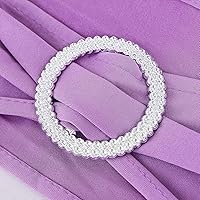 Vista 5 de 50 bandas elásticas de elastano para sillas de boda, bandas elásticas con hebillas, lazos elásticos universales para sillas plegables para fiestas