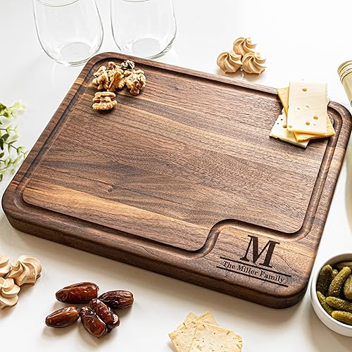 Miniatura 8 de Personalized Cutting Board 100% USA Made - Custom Cutting Boards Wood Engraved Custom Cutting BoardThick & Solid Maple, Cherry and Walnut Hardwood -