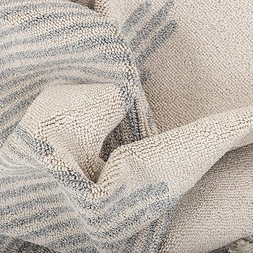 Miniatura 3 de Well Woven - Tapete con diseño de enrejado marroquí, color azul claro