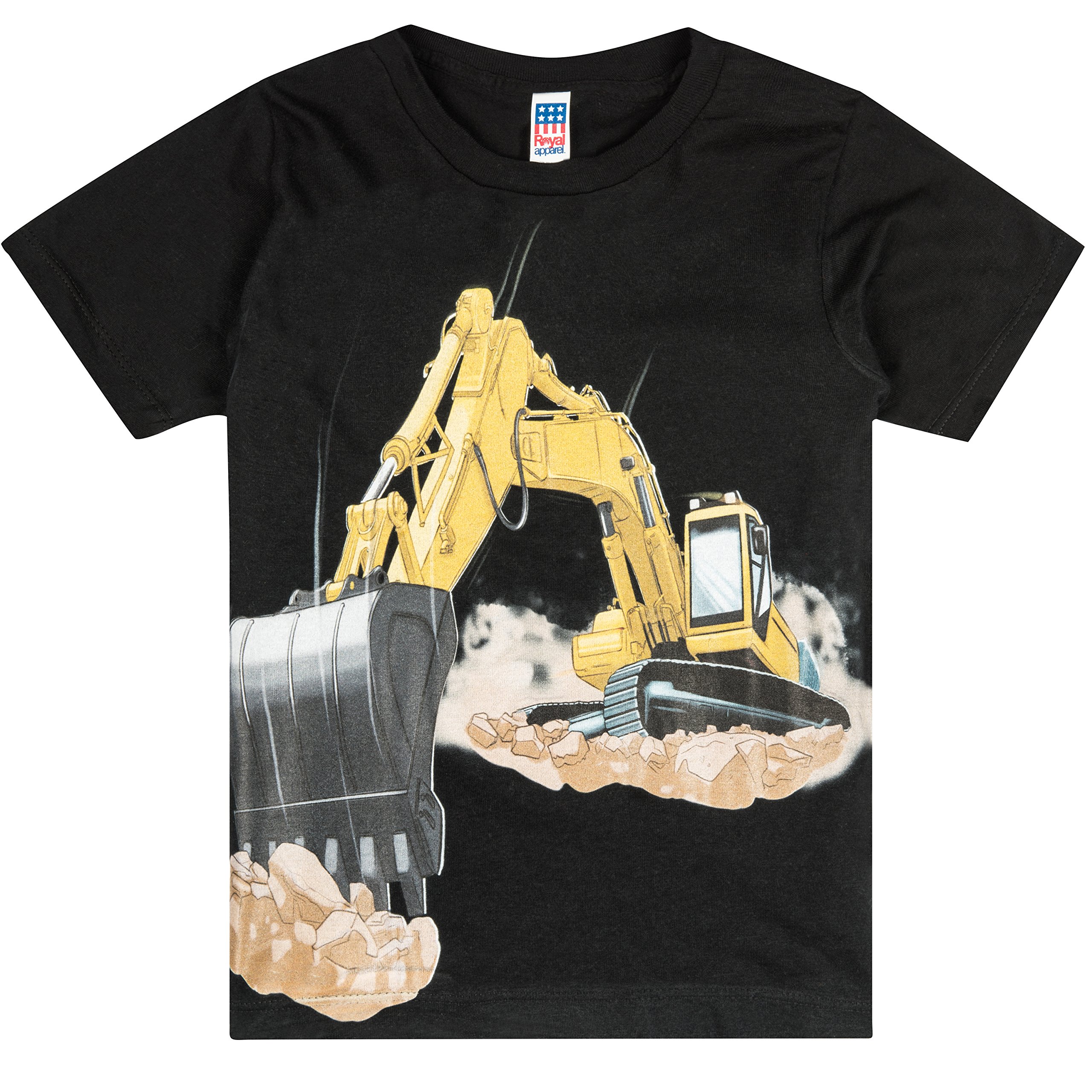 Shirts That GoLittle Boys' Yellow Excavator T-Shirt
