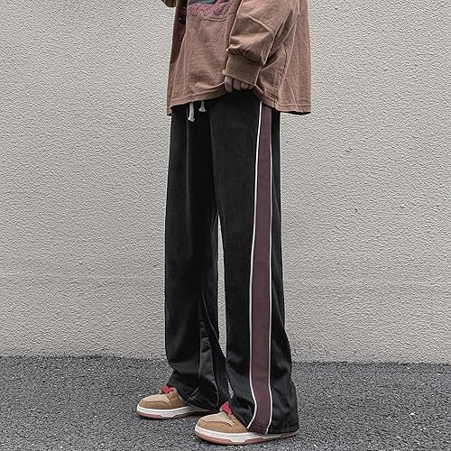 Miniatura 2 de Skateboard Frog Pantalones deportivos de gamuza con parte inferior ancha para hombre, estilo casual, pierna recta