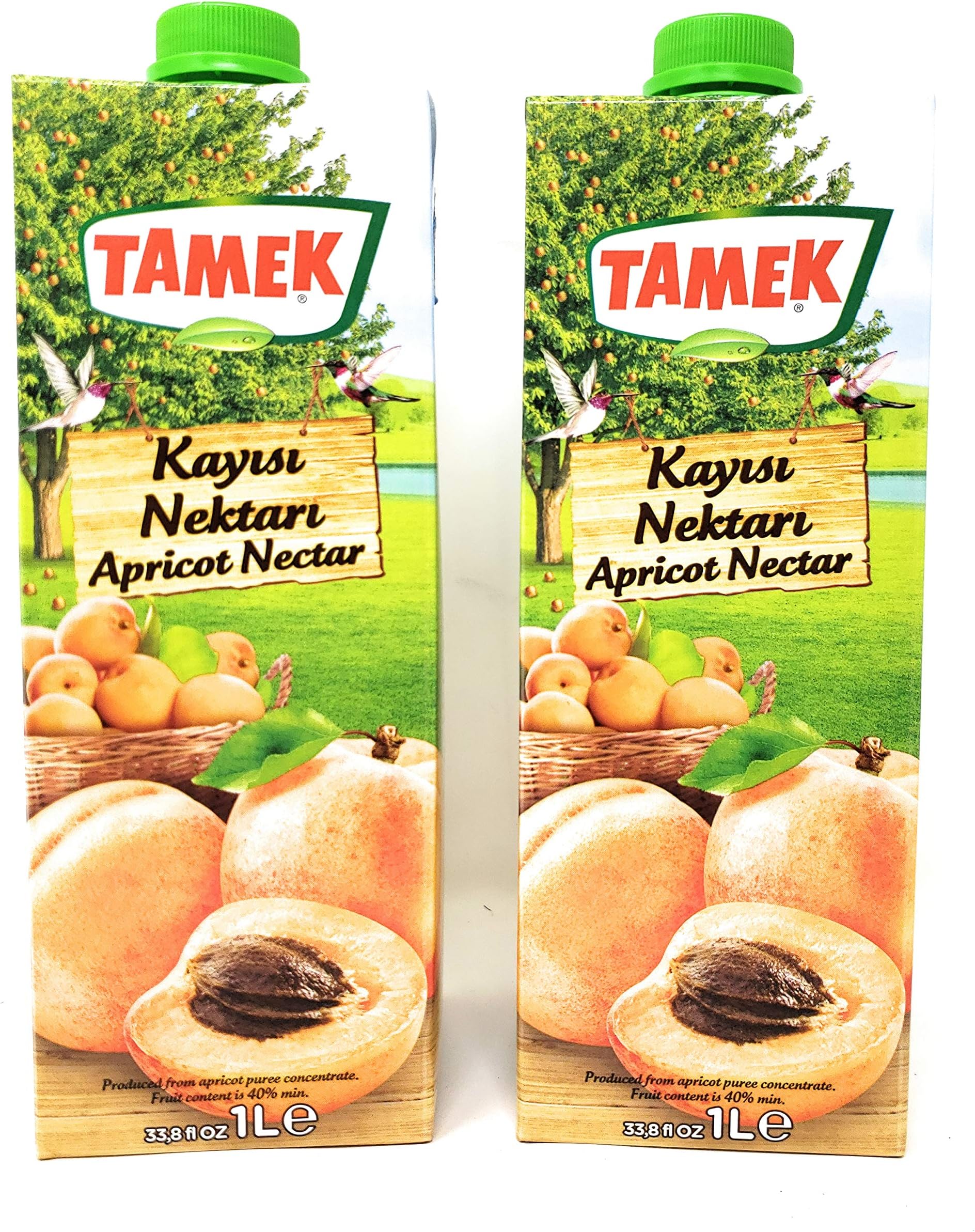 Tamek Apricot Nectar Juice (2 Pack, Total of 67.6fl.oz)