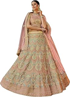 fusionic Yellow Color Georgette Base Thread And Sequins Work Lehenga For Women-picture-36