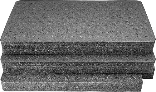 Miniatura 5 de Eylar Estuche rígido de 22 pulgadas con rodillo de mano con espuma Ragar XP Crosslink reconfigurable y reutilizable, impermeable, a prueba de golpes