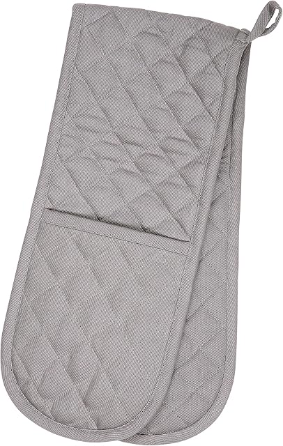 Dexam 16150391 Double Oven Glove- Love Colour Slate Grey