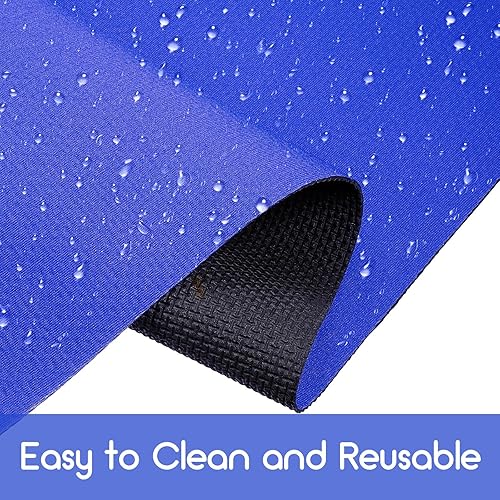 Miniatura 5 de Boao Alfombra Corredor de Neopreno de 10 x 2.3 pies, Corredor de Piso de Plástico Reutilizable, Alfombras con Respaldo de Goma Antideslizante