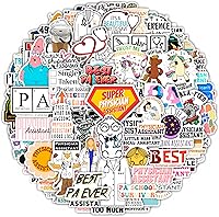 Vista 40 de BulbaCraft 100 calcomanías divertidas de trabajo para adultos, calcomanías para el trabajo de adultos, calcomanías para adultos, calcomanías