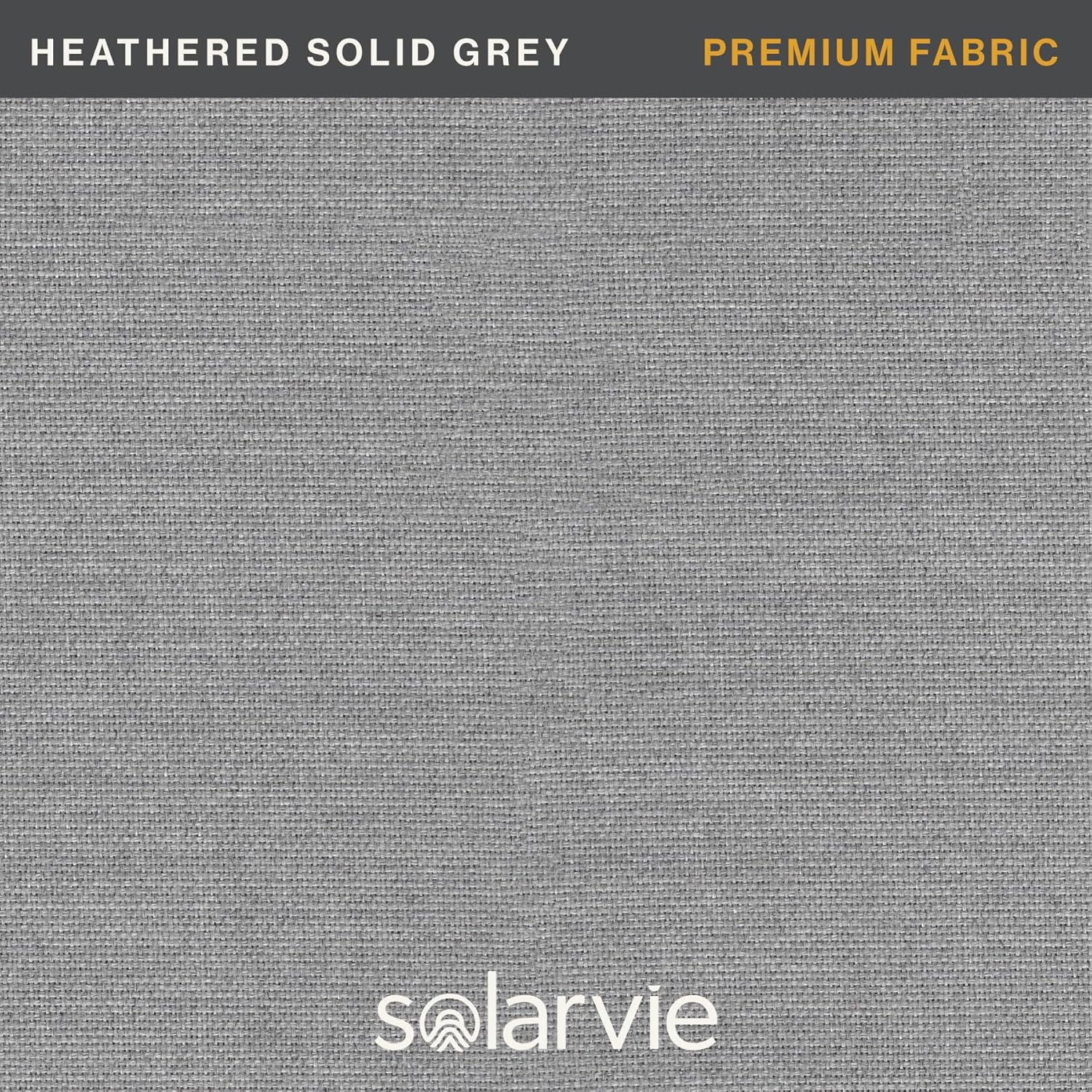 Honeycomb Outdoor Solarvie Chaise Lounge, 22.5 x 70, Weather Resistant Heathered Solid Grey Chair Cushion with Removable Cover, for Patio Furniture