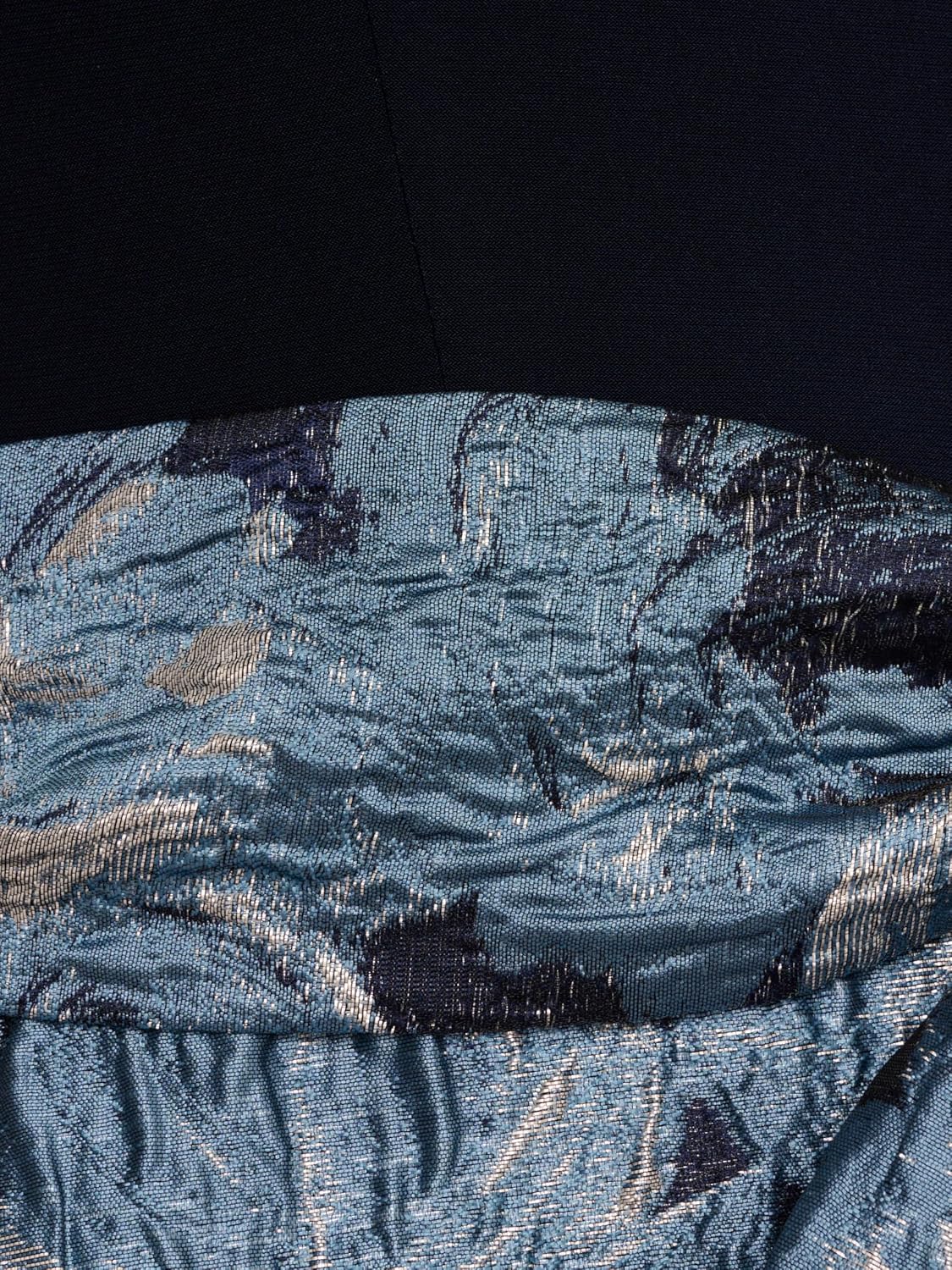 Adrianna Papell Womens Jersey Jacquard Ankle Dress - Image 3