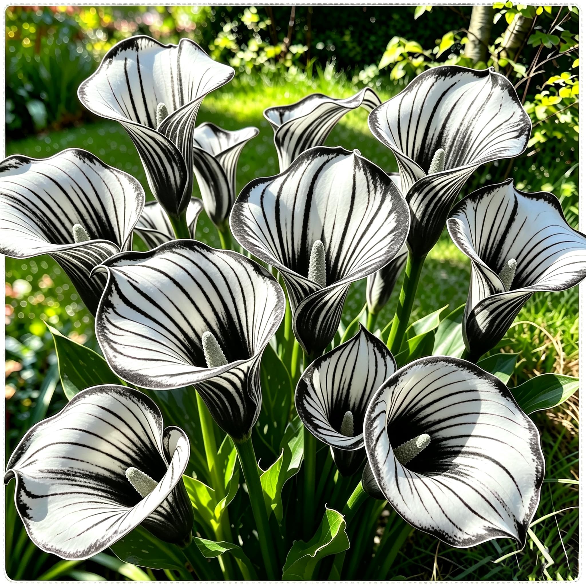 Graceful Calla Lily Bulbs UK in Bulk- Hardy Perennial Splendor for Breathtaking Garden Displays-8 Bare Root -Color-D