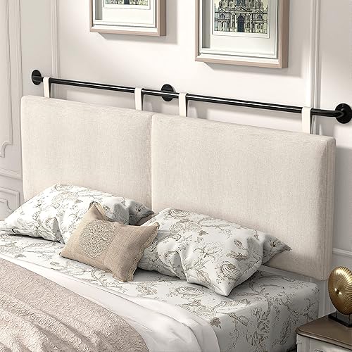 Headboards for Queen Size Bed, Wall Mounted Headboard with Fine