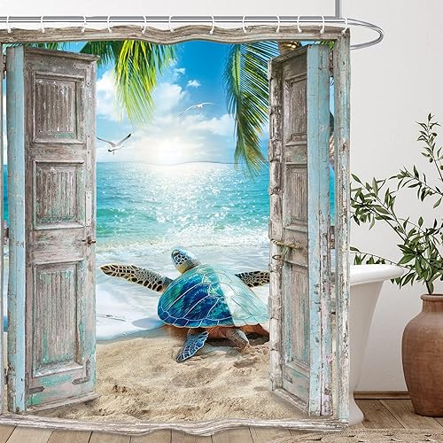 Miniatura 23 de Cortina de Ducha de Gato Negro 60Ancho x 72Largo Pulgadas Gótico Fase Lunar Flor Brujeril Estrellas Místicas Celestiales Beige Tarot Juego de Baño