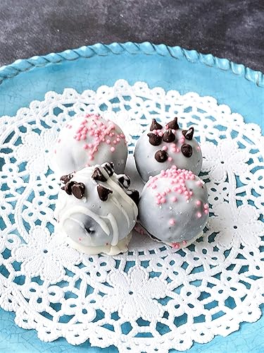 Miniatura 5 de The Baker Celebrations Doilies de papel de encaje de ganchillo redondo blanco, hermoso patrón floral, fabricado en Canadá (100, 6.5 pulgadas)