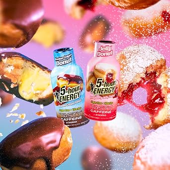 5-hour ENERGY JELLY DONUT Flavor, 6 Count, Extra Strength Energy Shot