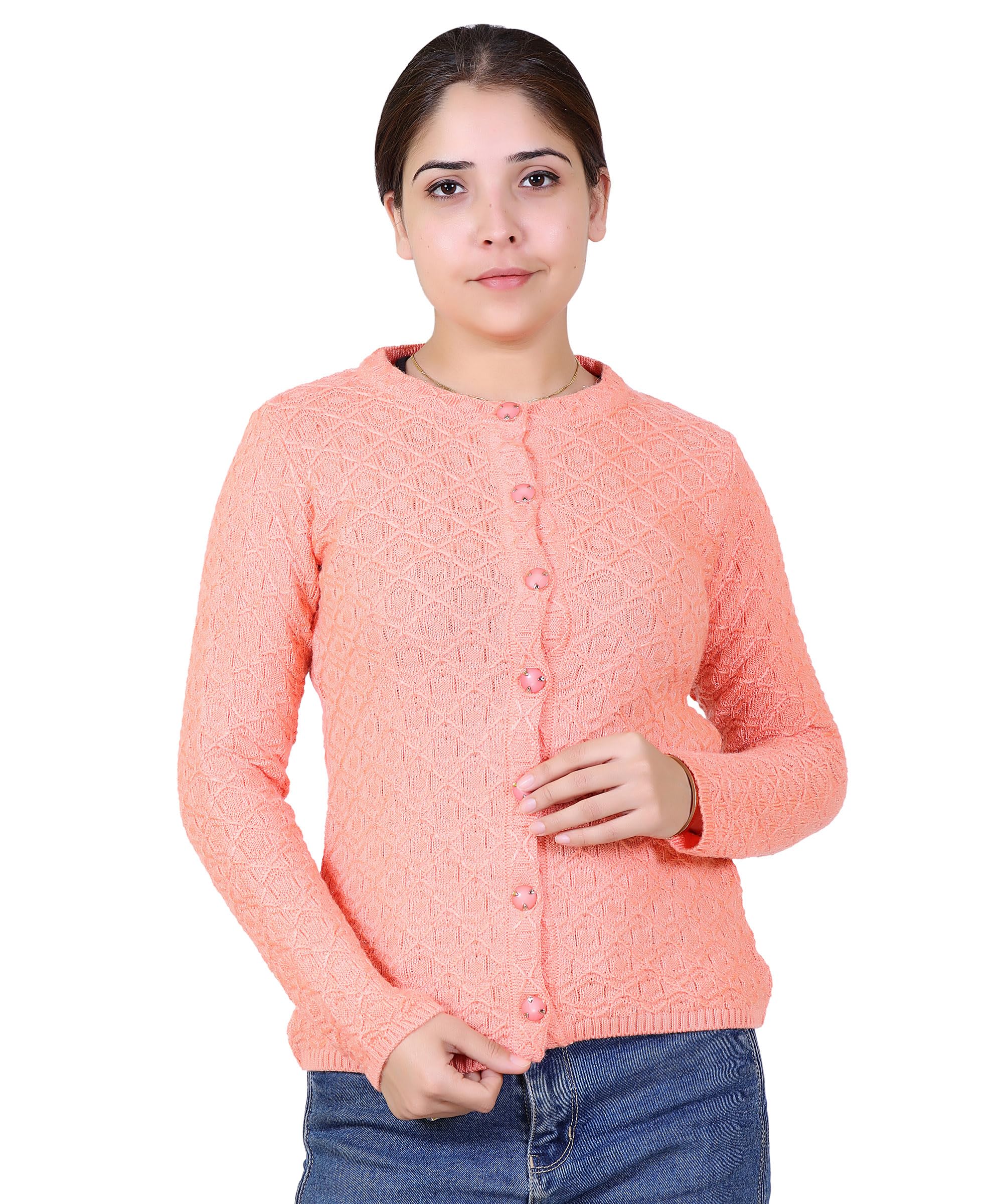 Designer Woolen Cardigan(8251bawaL)-image-34