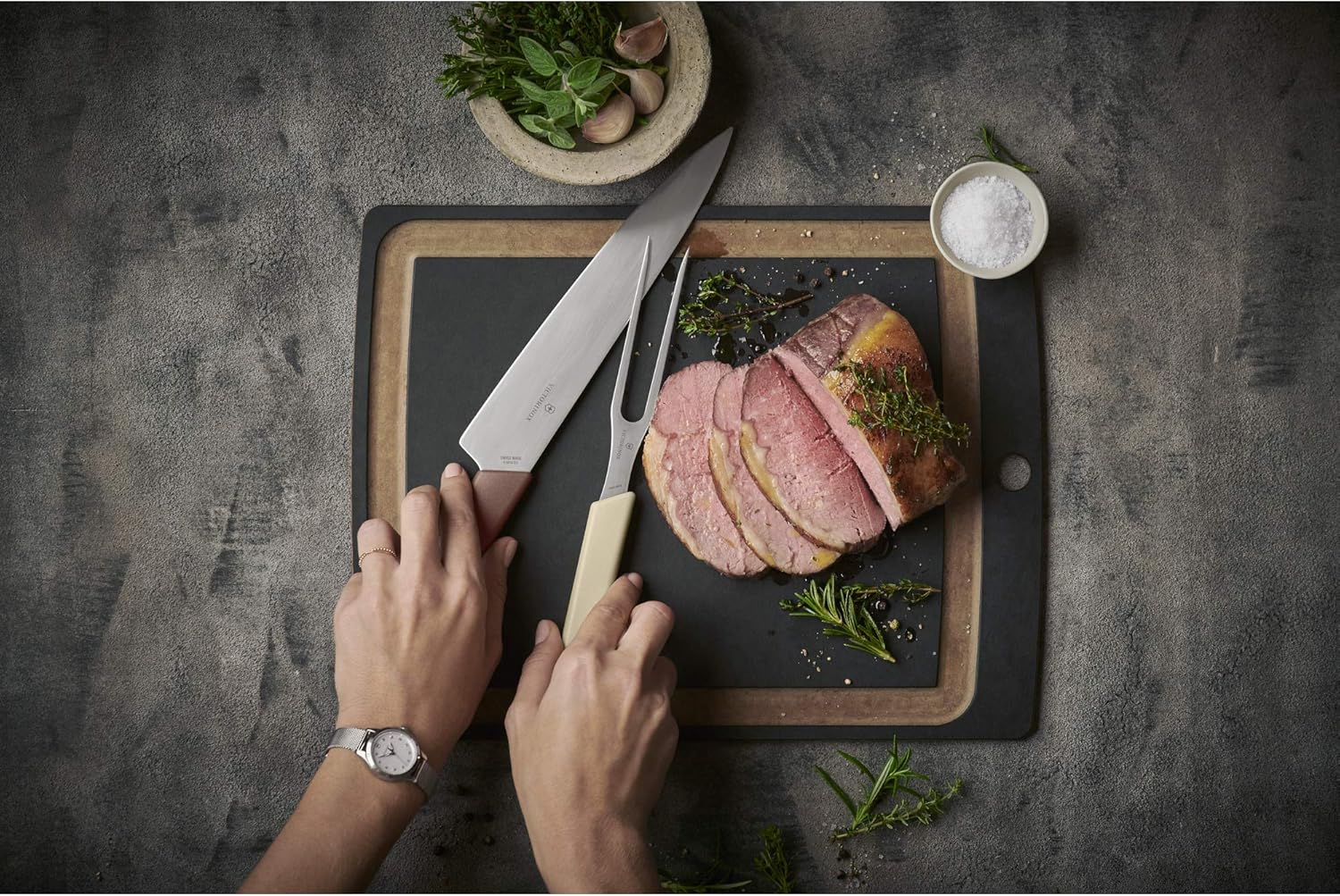 Victorinox Swiss Modan Carving Set, Multicolor