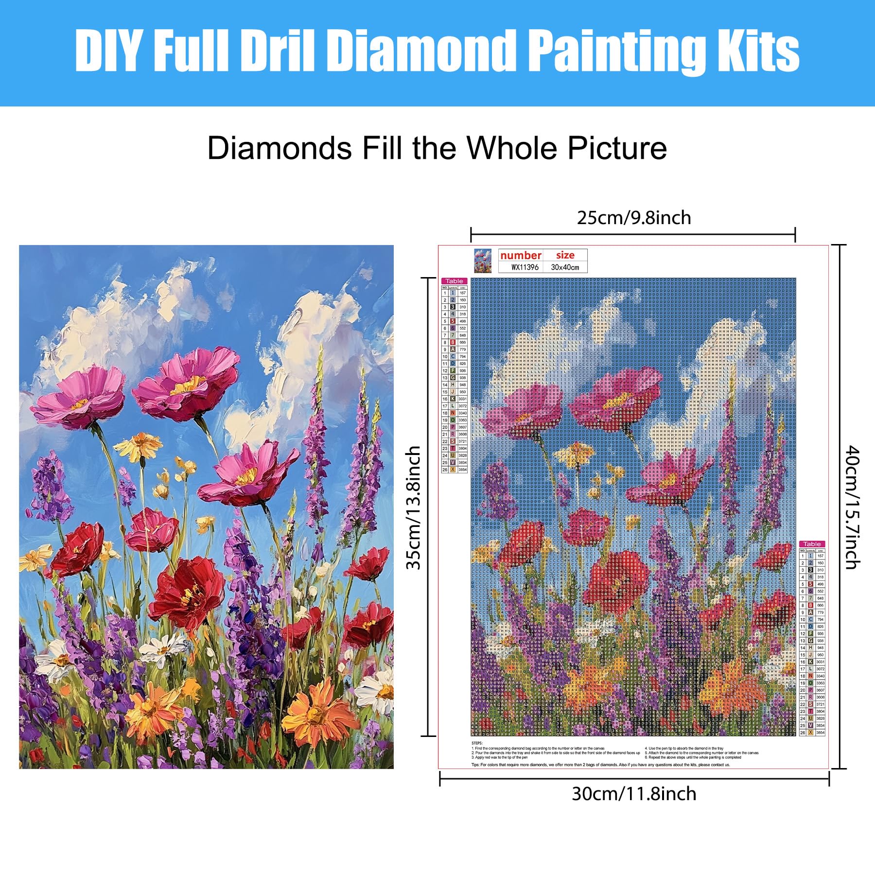 ZOOYA Pittura diamante 3D fai da te fiori ricamo croce punto artigianale decorazioni per la casa