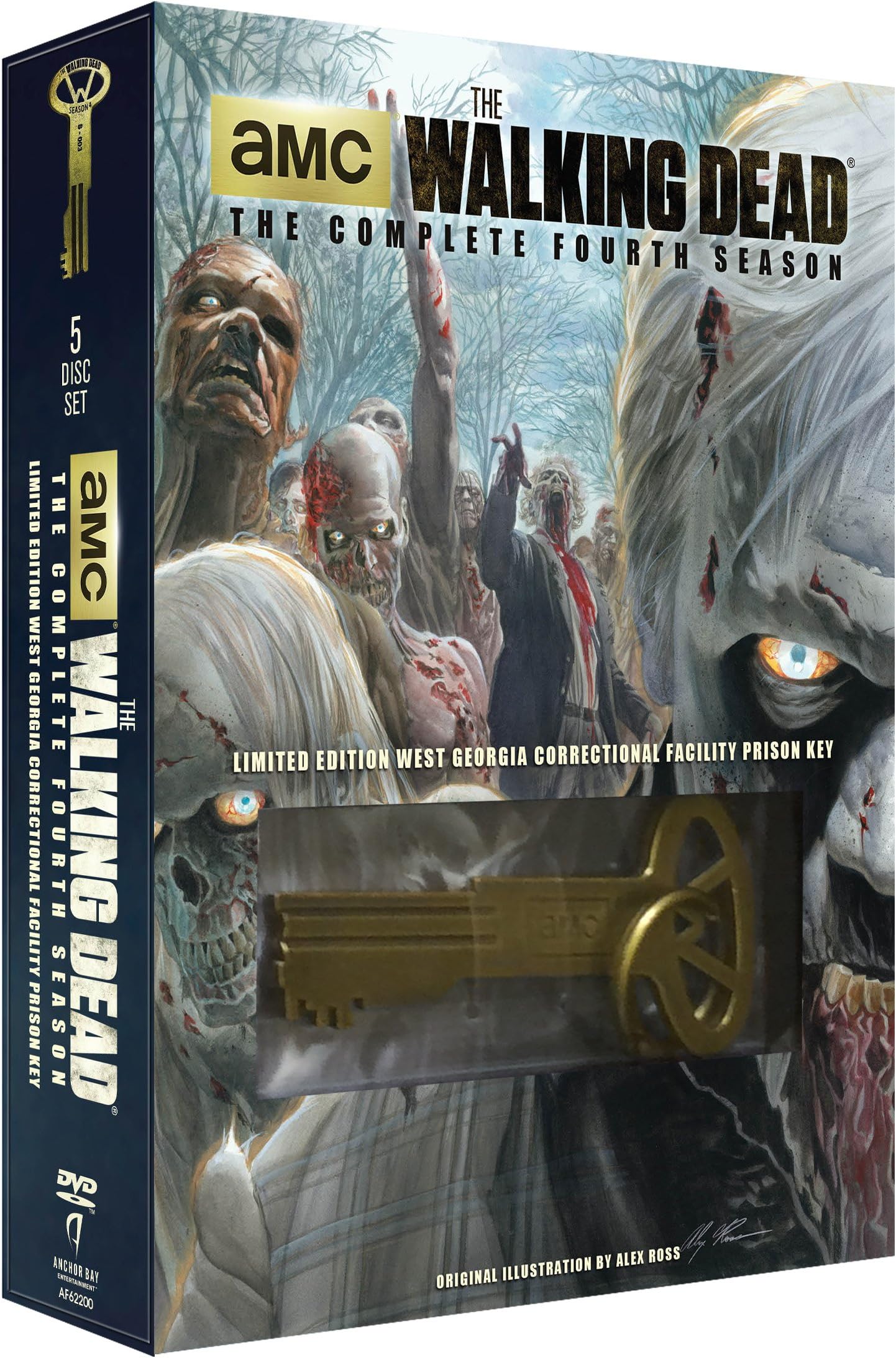 The Walking Dead: Season 4 (Limited Edition with Prison Key) [DVD + CD]