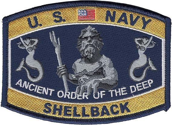 Amazon.com: Navy Shellback King Neptune Hat Patch : Arts, Crafts & Sewing