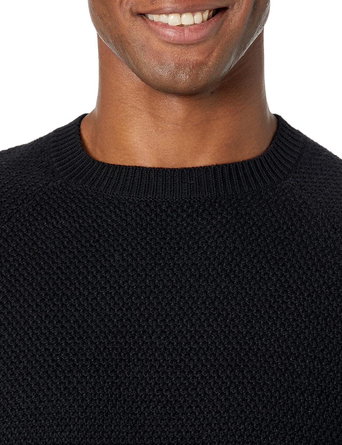 Amazon Essentials Oversized Crewneck Sweater for Men, Textured, Cotton - Image 4