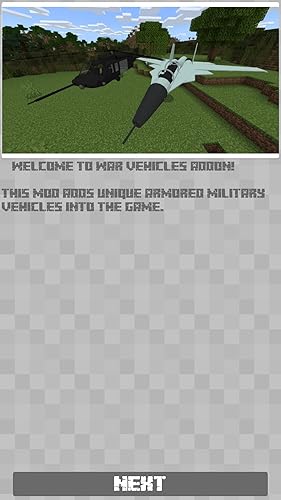 War Vehicles Mod for Minecraft PE