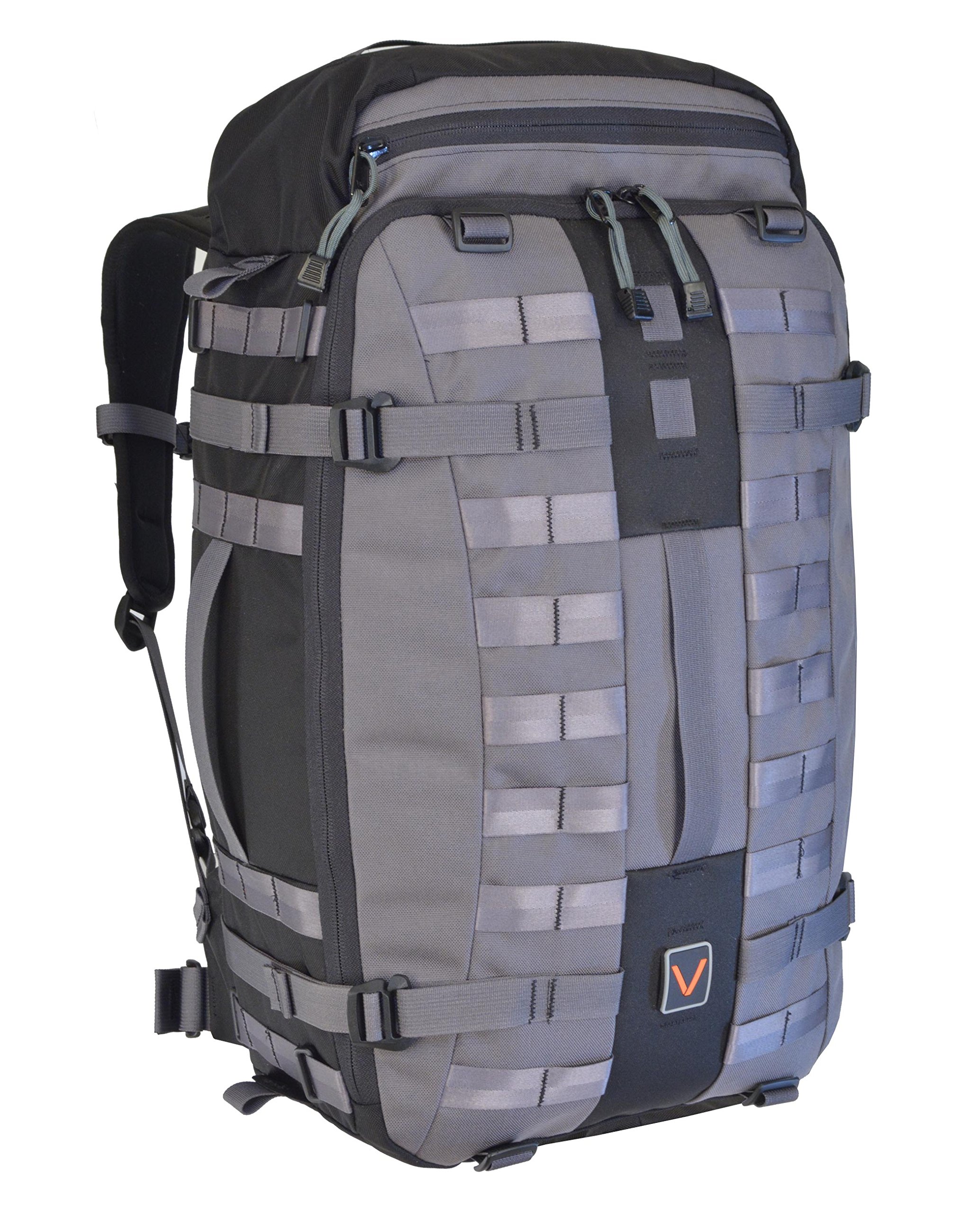 Modular Adventure Travel Backpack, Grey, Large