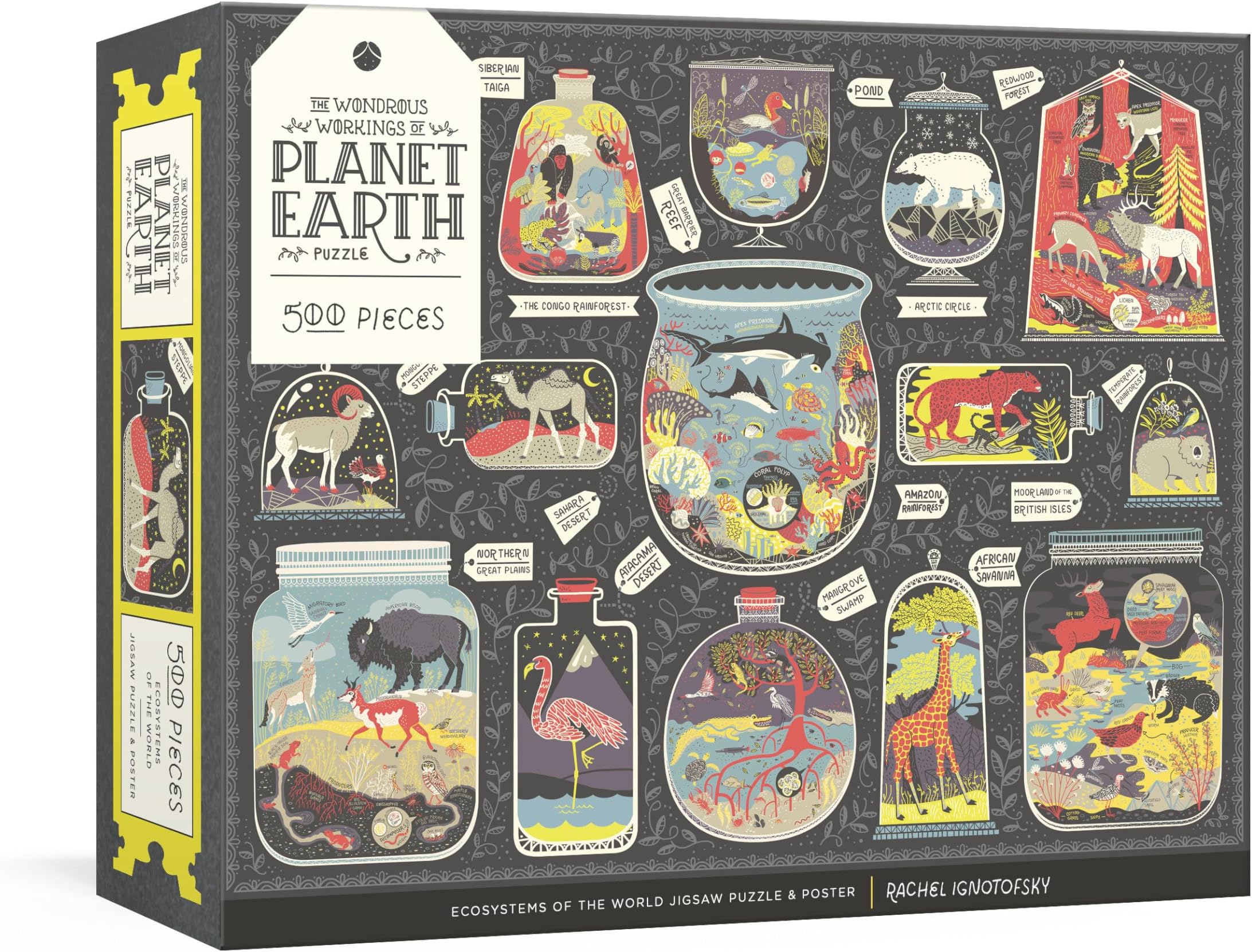 The Wondrous Workings of Planet Earth Puzzle: Ecosystems of the World 500-Piece Jigsaw Puzzle and Poster: Jigsaw Puzzles for Adults and Jigsaw Puzzles for Kids Game – 3 March 2020