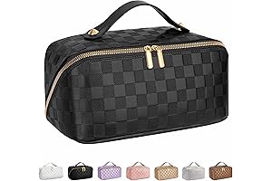 Large Capacity Designer Toiletry Bag for Women