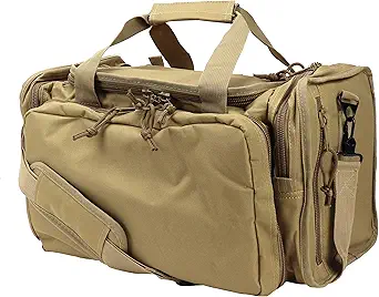 OSAGE RIVER Tactical Range Bag with 9 Compartments and 2 Removable Pistol Pouches, Duffle Bag for Shooting, Hunting, or Traveling
