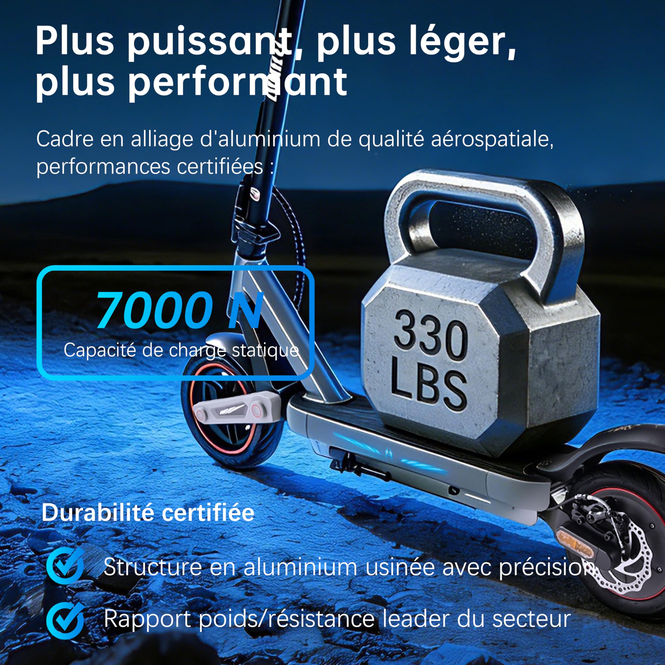 E12 Patinete Eléctrico para Adultos, Neumáticos Confort de 10 Pulgadas, Batería Alta Capacidad 36V 10Ah para Autonomía Prolongada, Scooter Eléctrico Plegable Sport con Doble Freno