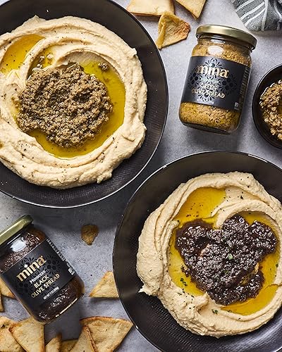 Miniatura 5 de Mina Crema de aceituna negra, tapenade gourmet, 7 onzas (7.05 oz)