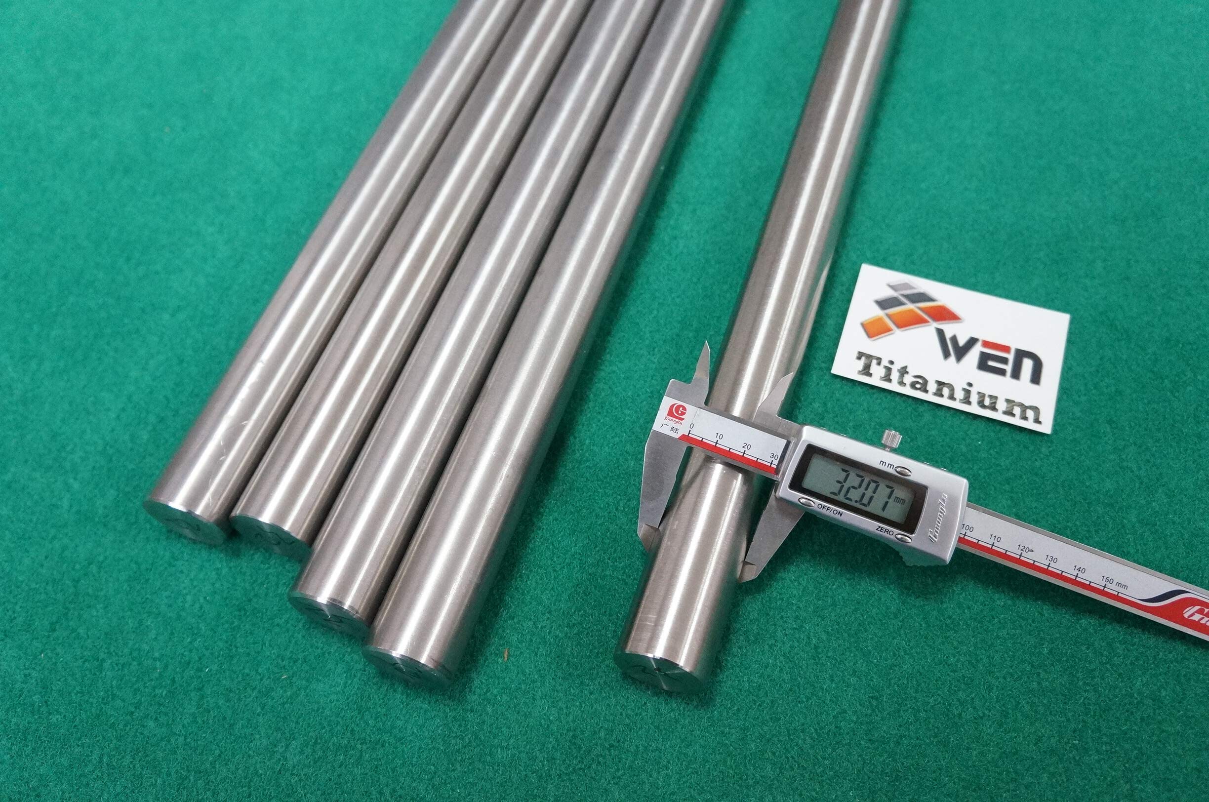 Titan Rundstab Grade 5 Rundstange [ Ø 17mm - Ø 55mm ] Titanstäbe Titanium 6al-4v Gr.5 Vollwelle B348 titanstã be (Ø 20mm x 150mm Länge)