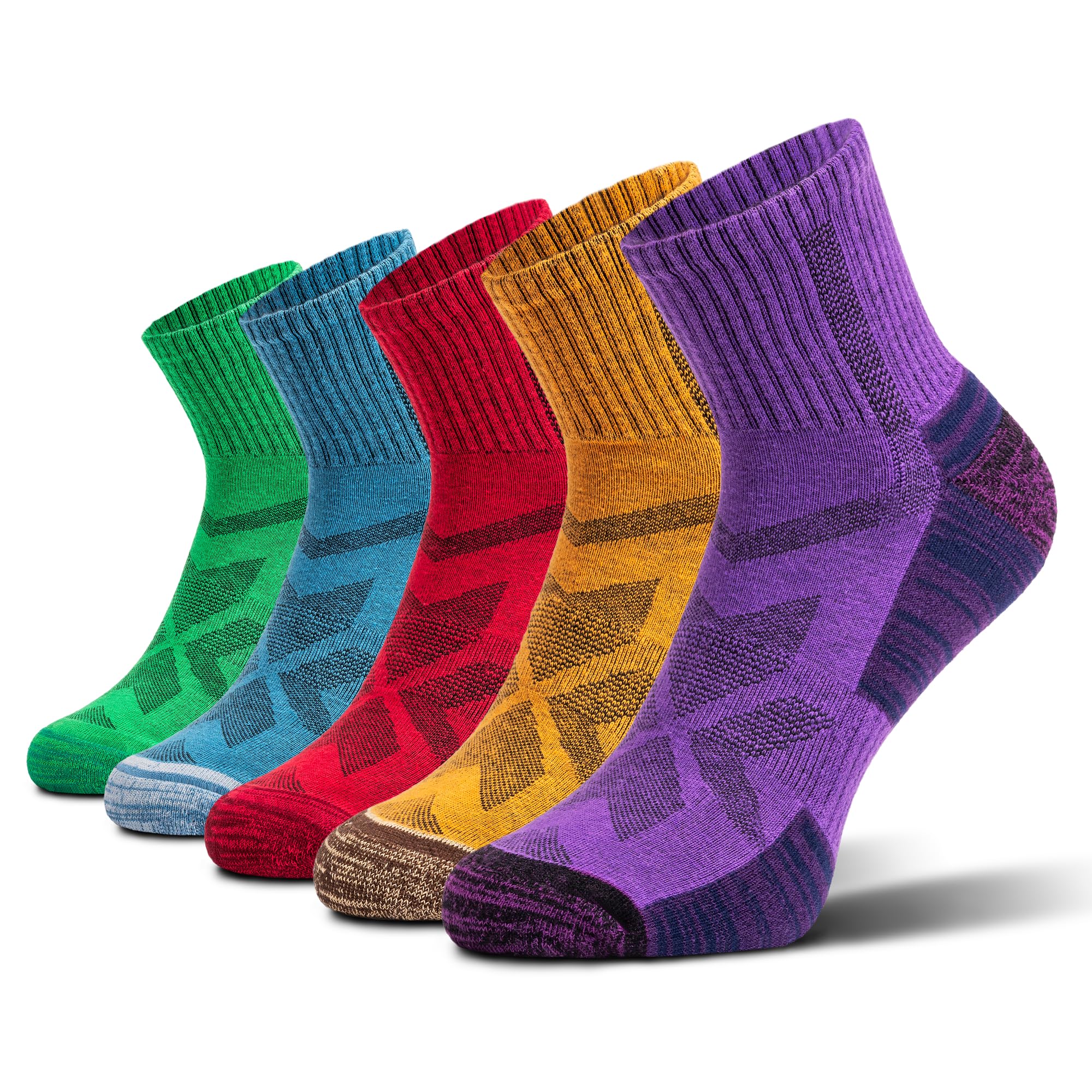 NORDIC Socks Calcetines Bajos Senderismo Lana Merino 5 pares | Antiampollas, Absorben la Humedad, Antiolor