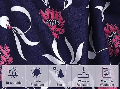 Miniatura 10 de Ruvanti - Juego de sábanas de tamaño King, sábanas refrescantes de microfibra cepillada extrasuave 1800. Juego de sábana de lujo que incluye sábana