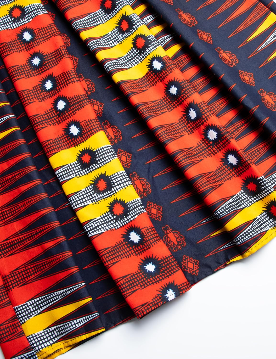 SHENBOLEN Women African Print Wax Skirt Ankara Long Maxi Skirts
