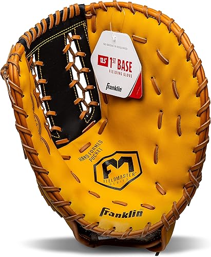 Miniatura 8 de Franklin Sports Field Master - Guante de béisbol y sóftbol, para adulto y joven, mano derecha y mano izquierda, cuadro interior y de campo,