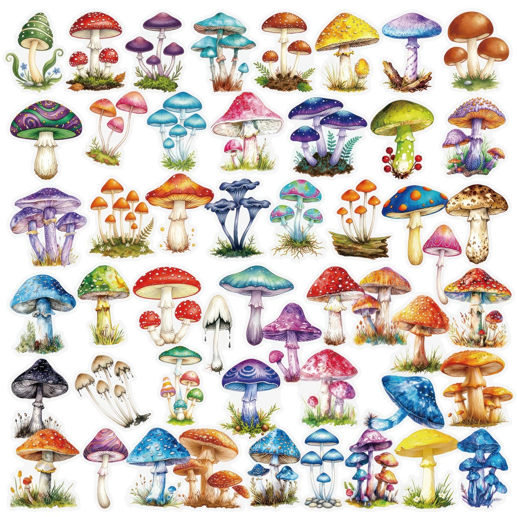 Autocollants champignon trippy idée cadeau esthétique pour adulte