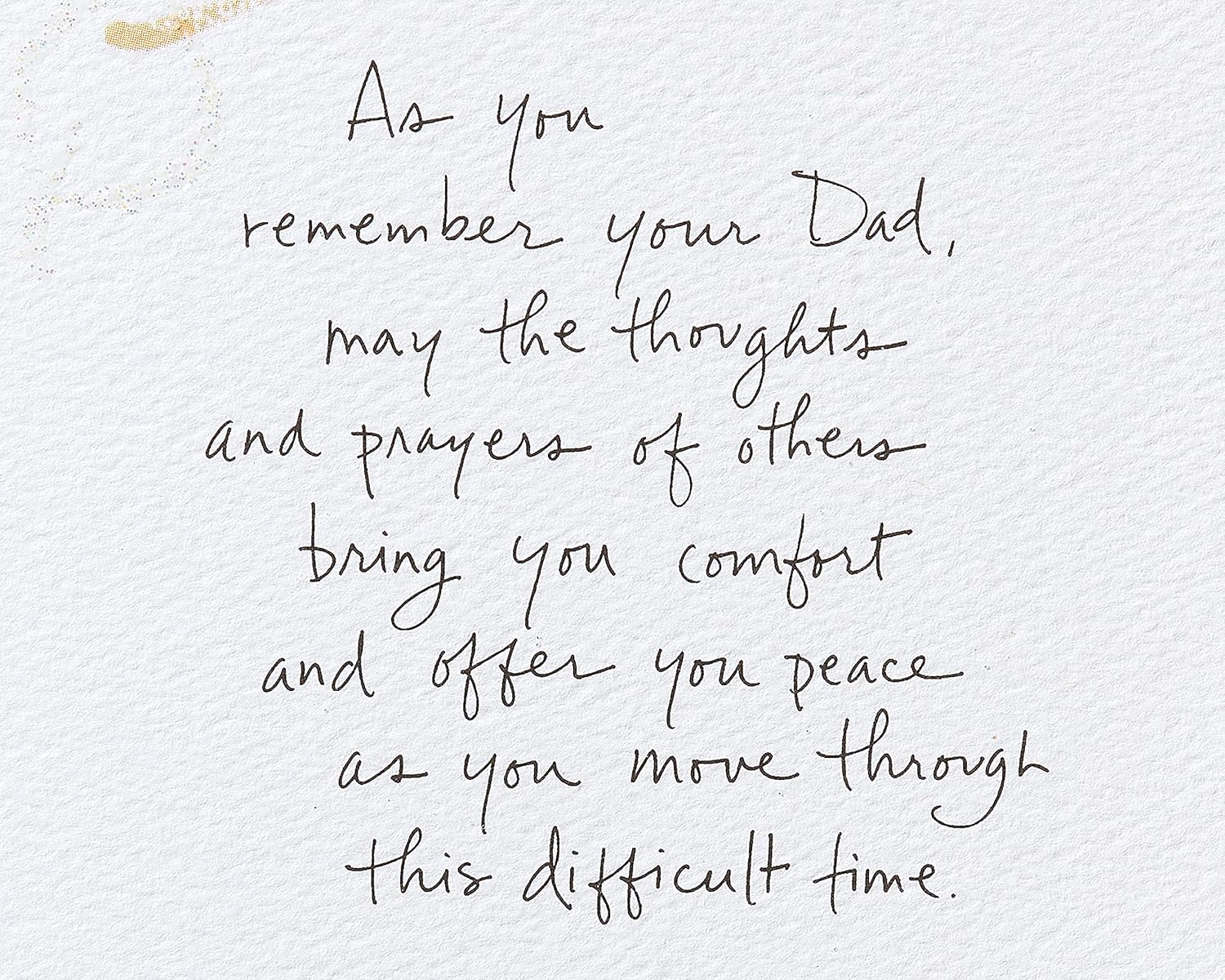 American Greetings Sympathy Card for Loss of Father (Never Easy)