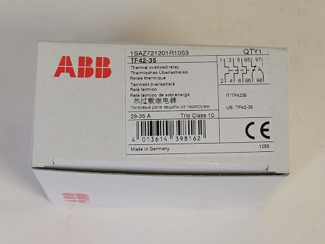 ABB TF42-29 24.0 - 29.0 Amp, IEC, Overload Relay