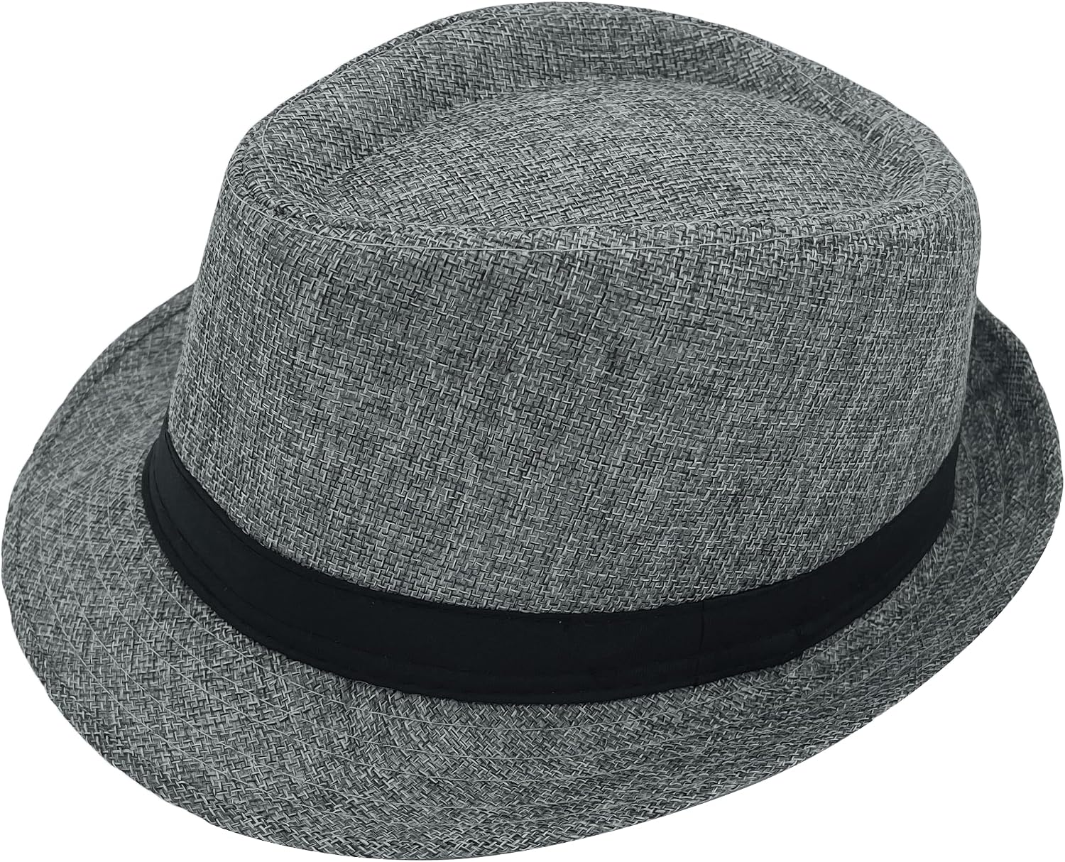 1920s Men Fedora Hat Cap for Men,Manhattan Hat for 1920s Mens Gatsby Costume Accessories