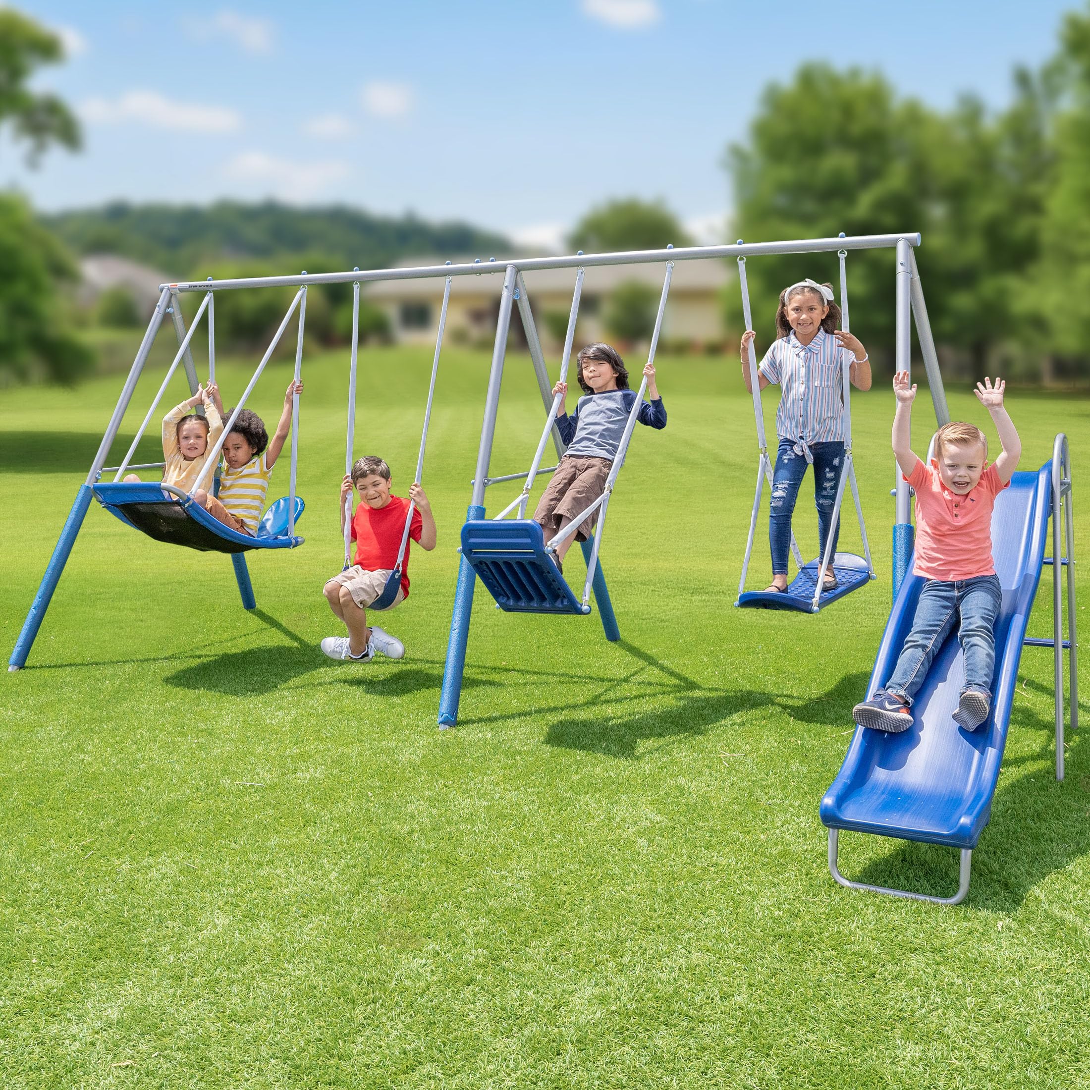 【美品】STREET SURFING SWINGBOARD COLLECTION Amazon.com: Sportspower Super Surfer Metal Swing Set with 6ft