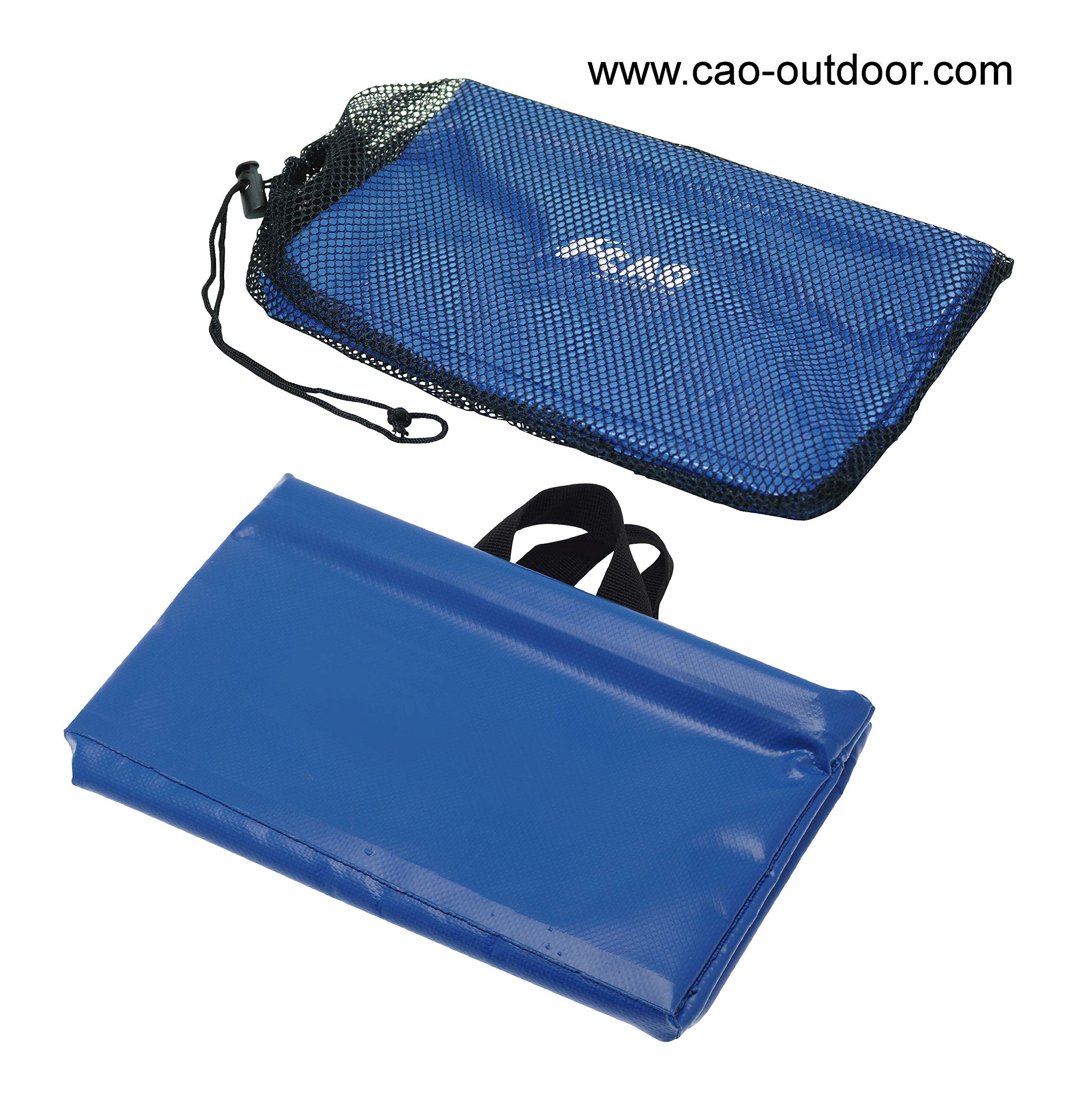 Cao - Bacinella Quadrata da Campeggio, 12 L, Colore: Blu