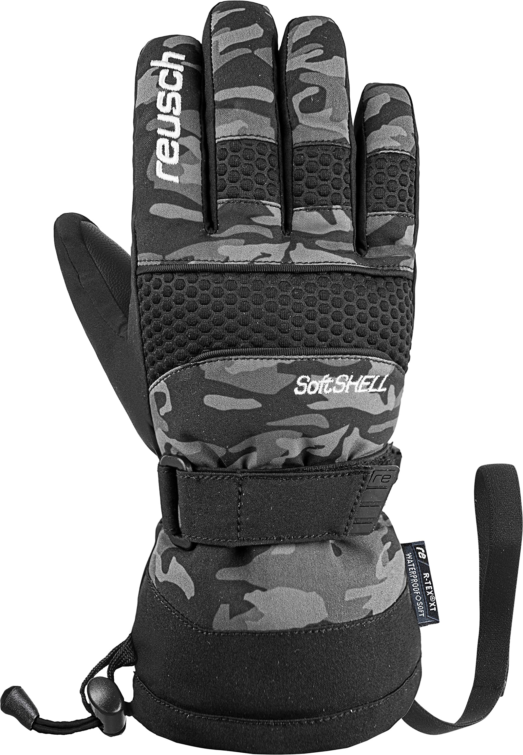 Reusch Connor R-TEX XT Junior ciepłe, wodoodporne, wiatroszczelne i oddychające rękawice z palcami, rękawice narciarskie, rękawice zimowe, dla dzieci, młodzieży, dziewcząt, chłopców