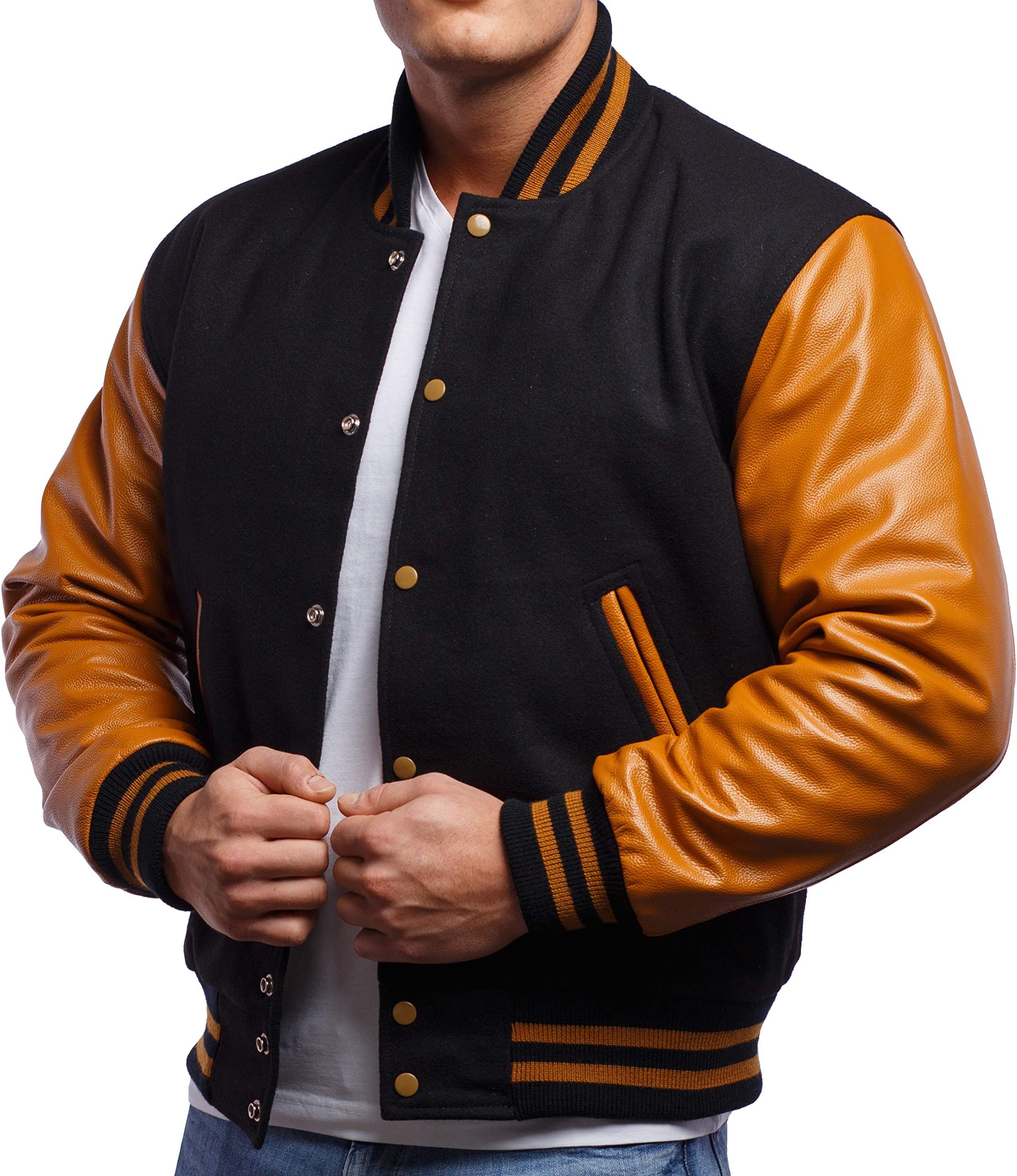 Varsity BaseLetterman Jacket (16 Color Options) - S to 5XL