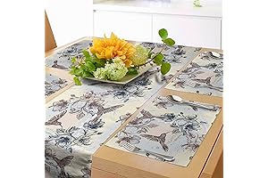 Exquisite Hummingbird Table Runner: A Symphony of Elegance for Your Dining Table