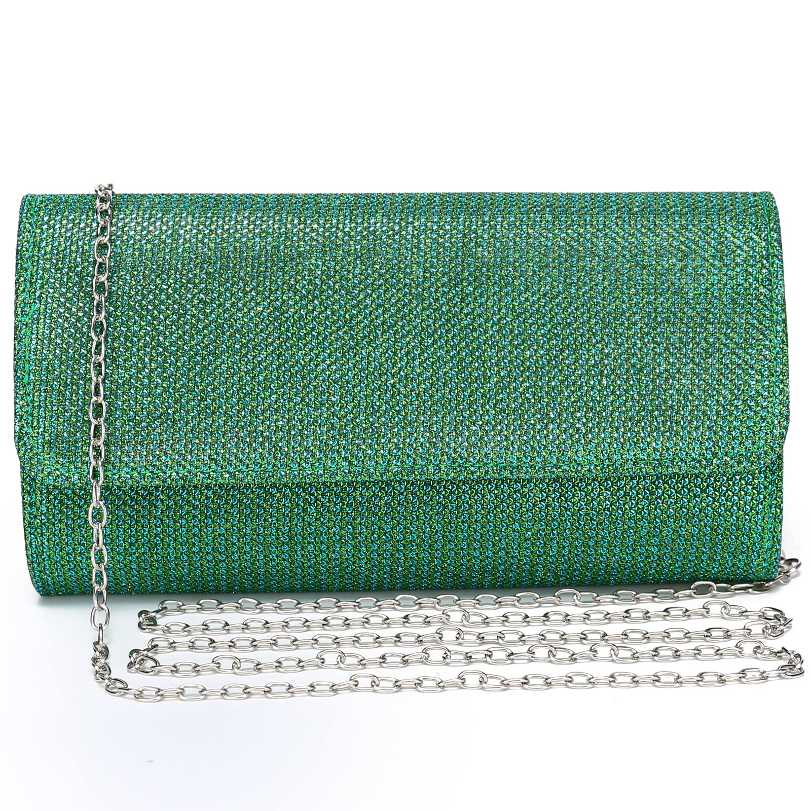 Outrip Women's Evening Bag Clutch Purse Glitter Party Wedding Handbag with Chain | Glitter, Party, Wedding, with Chain