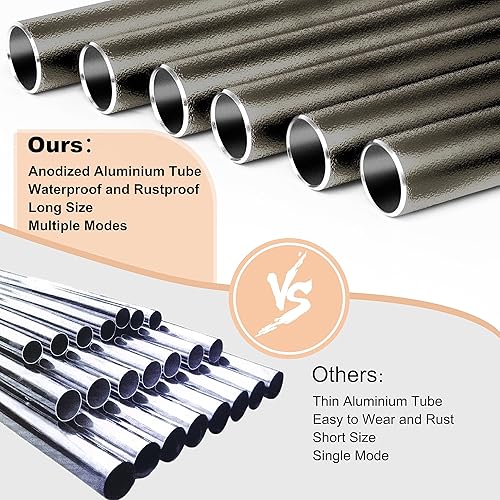 Miniatura 6 de Campanillas de viento grandes de aluminio de 37 pulgadas para crear un ambiente zen adecuado para decoración al aire libre, jardín, patio.